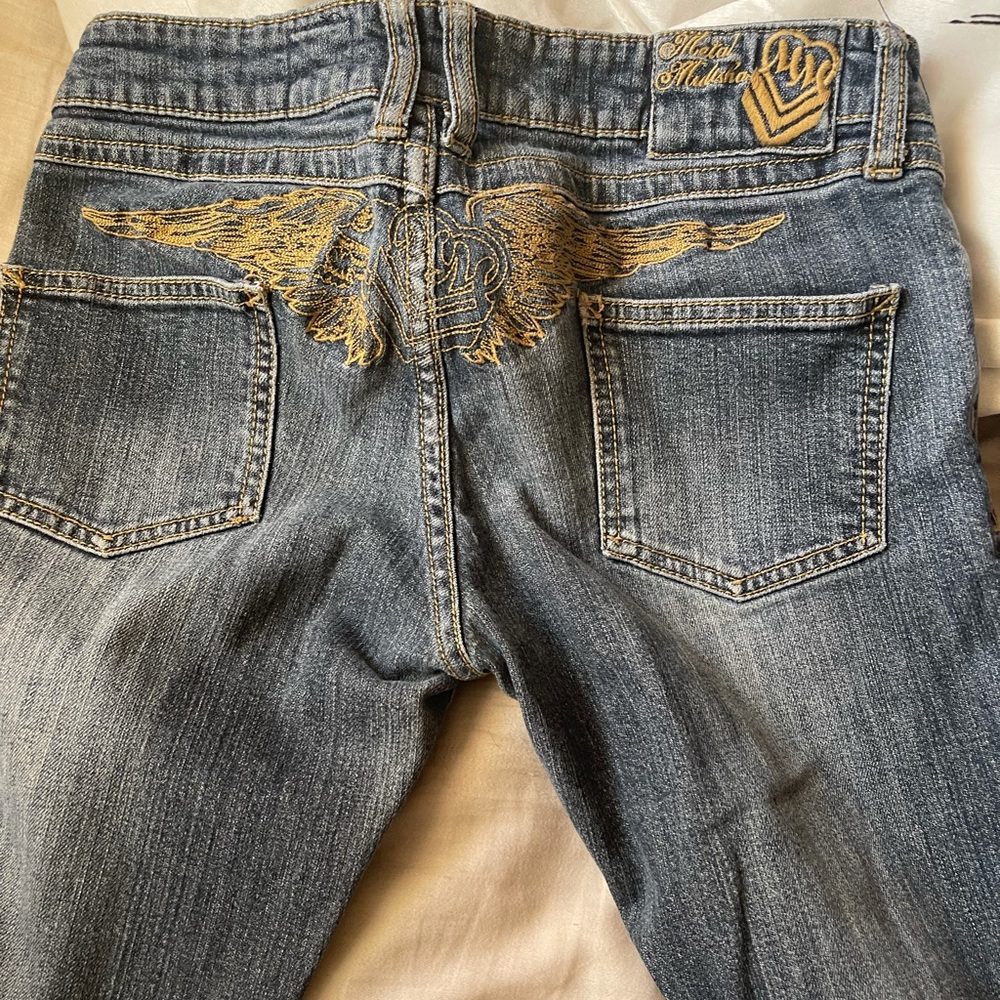 Vintage, Metal Mulisha Maiden Jeans, size 5,